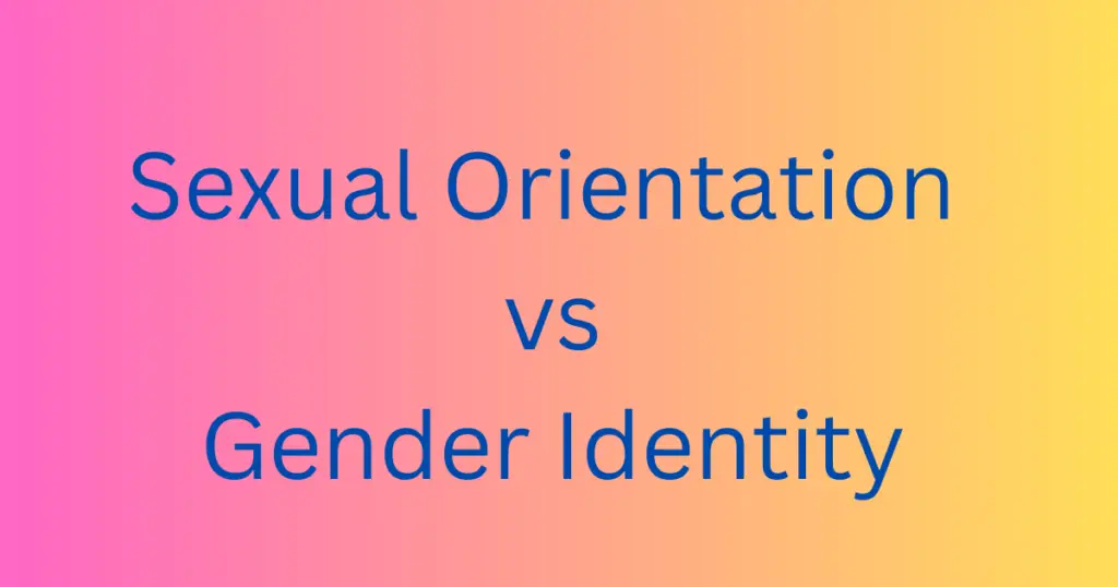 What is the Difference Between Sexual Orientation and Gender Identity?